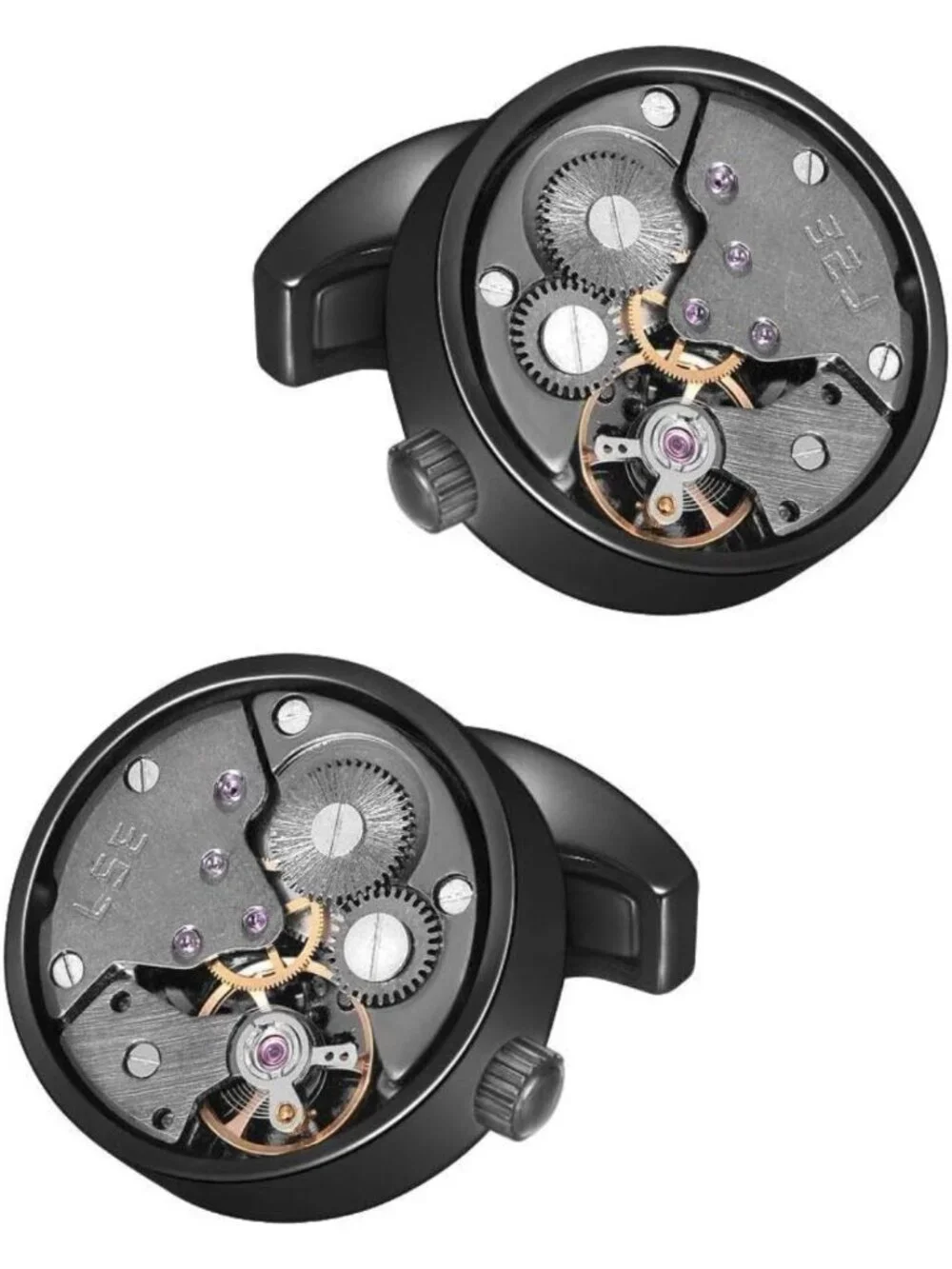 Steampunk Cuff Links for Men - Vintage Gear Design, Perfect for Weddings